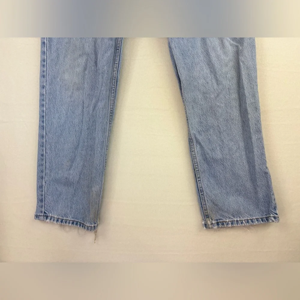 VINTAGE LEVI'S 540 Brown Tag Blue Jean‎ Denim Distressed Relaxed Straight Y2K 38